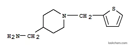 Molecular Structure of 883541-34-2 (4-(Aminomethyl)-1-(thien-2-ylmethyl)piperidine)