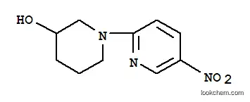 Molecular Structure of 88374-36-1 (1-(5-Nitro-2-pyridinyl)-3-piperidinol)
