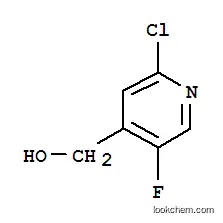 Molecular Structure of 884494-86-4 (2-CHLORO-5-FLUORO-4-(HYDROXYMETHYL)PYRIDINE)