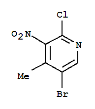 2-bromo-6-chloro-3-methyl-5-nitropyridine cas no. 884495-15-2 98%