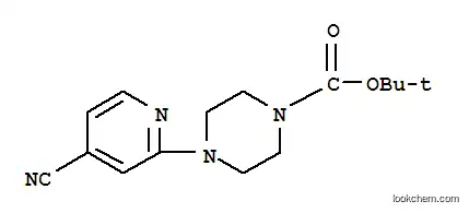 Molecular Structure of 884507-31-7 (tert-Butyl 4-(4-cyanopyrid-2-yl)piperazine-1-carboxylate)