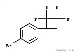 Molecular Structure of 885267-02-7 (4-(2,2,3,3-Tetrafluorocyclobutyl)-bromobenzene)