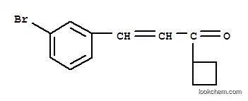 Molecular Structure of 885267-04-9 (3-(3-Bromophenyl)-1-cyclobutyl-prop-2-en-1-one)