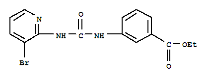 1-(3-Bromo-pyridine-2-yl)-3-(3-ethoxycarbonyl-phenyl)-urea
