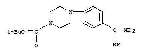 1-Boc-4-(4-carbamimidoyl-phenyl)-piperazine