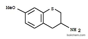 Molecular Structure of 885270-56-4 (7-METHOXY-THIOCHROMAN-3-YLAMINE)