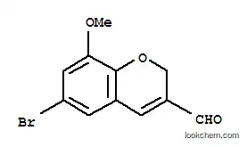 Molecular Structure of 885271-15-8 (6-BROMO-8-METHOXY-2H-CHROMENE-3-CARBALDEHYDE)