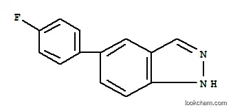 Molecular Structure of 885272-86-6 (5-(4-FLUORO-PHENYL)-1H-INDAZOLE)