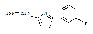 2-(3-fluorophenyl)-4-Oxazolemethanamine
