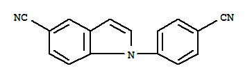 1H-Indole-5-carbonitrile, 1-(4-cyanophenyl)-