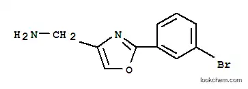 Molecular Structure of 885273-09-6 (2-(3-BROMO-PHENYL)-OXAZOL-4-YL-METHYLAMINE)