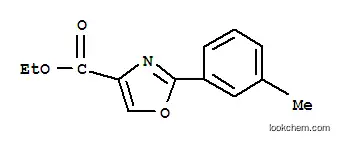 Molecular Structure of 885273-19-8 (2-M-TOLYL-OXAZOLE-4-CARBOXYLIC ACID ETHYL ESTER)