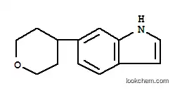 Molecular Structure of 885273-37-0 (6-(TETRAHYDRO-PYRAN-4-YL)-1H-INDOLE)