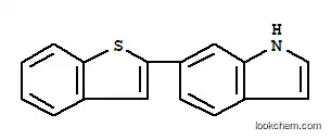 Molecular Structure of 885273-41-6 (6-(BENZOTHIOPHEN-2-YL)-1H-INDOLE)