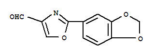 2-BENZO[1,3]DIOXOL-5-YL-OXAZOLE-4-CARBALDEHYDE