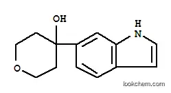 Molecular Structure of 885273-47-2 (4-(1H-INDOL-6-YL)-TETRAHYDRO-PYRAN-4-OL)