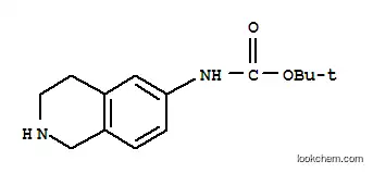 Molecular Structure of 885273-75-6 ((1,2,3,4-TETRAHYDRO-ISOQUINOLIN-6-YL)-CARBAMIC ACID TERT-BUTYL ESTER)