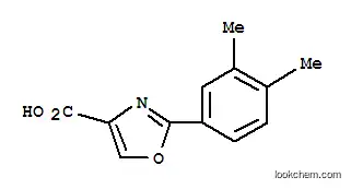 Molecular Structure of 885273-82-5 (2-(3,4-DIMETHYL-PHENYL)-OXAZOLE-4-CARBOXYLIC ACID)