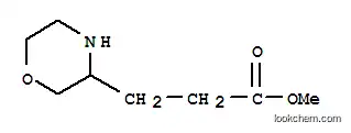 Molecular Structure of 885273-99-4 (3-MORPHOLIN-3-YL-PROPIONIC ACID METHYL ESTER)