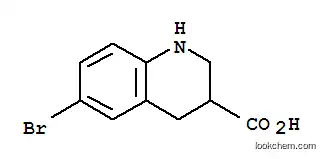Molecular Structure of 885278-13-7 (3-Quinolinecarboxylicacid, 6-bromo-1,2,3,4-tetrahydro-)