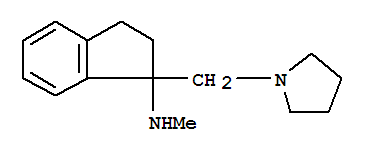 N-methyl-1-(pyrrolidin-1-ylmethyl)-2,3-dihydroinden-1-amine