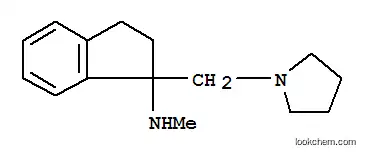 Molecular Structure of 885951-14-4 (METHYL-(1-PYRROLIDIN-1-YLMETHYL-INDAN-1-YL)-AMINE)