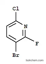Molecular Structure of 885952-18-1 (3-BROMO-6-CHLORO-2-FLUOROPYRIDINE)