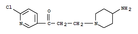3-(4-Amino-piperidin-1-yl)-1-(6-chloro-pyridin-3-yl)-propan-1-one