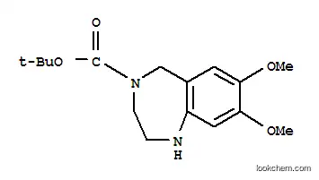 Molecular Structure of 886364-26-7 (4-BOC-7,8-DIMETHOXY-2,3,4,5-TETRAHYDRO-1H-BENZO[E][1,4]DIAZEPINE)
