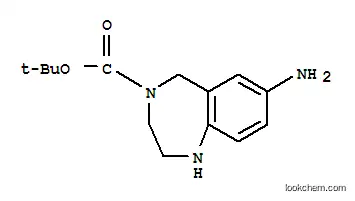 Molecular Structure of 886364-45-0 (7-AMINO-4-BOC-2,3,4,5-TETRAHYDRO-1H-BENZO[E][1,4]DIAZEPINE)
