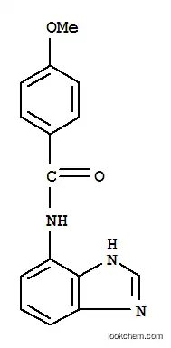 Molecular Structure of 887411-54-3 (N-(3H-BENZOIMIDAZOL-4-YL)-4-METHOXY-BENZAMIDE)