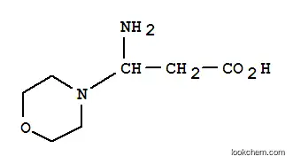 Molecular Structure of 887586-38-1 (3-AMINO-3-MORPHOLIN-4-YL-PROPIONIC ACID)