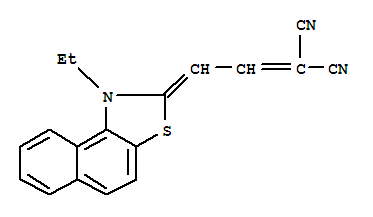 MALONONITRILE, [2-(1-ETHYLNAPHTHO[1,2-D]THIAZOLIN-2-YLIDENE)ETHYLIDENE]-
