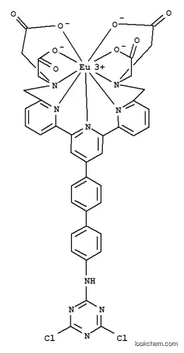 Molecular Structure of 889659-74-9 (DTBTA-EU3+)