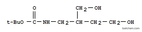 Molecular Structure of 889942-37-4 (N-BOC-2-AMINOMETHYL-BUTANE-1,4-DIOL)