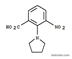 Molecular Structure of 890091-65-3 (3-NITRO-2-PYRROLIDIN-1-YL-BENZOIC ACID)