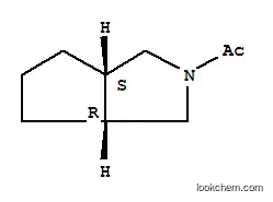 Molecular Structure of 89077-04-3 (Cyclopenta[c]pyrrole, 2-acetyloctahydro-, cis- (9CI))