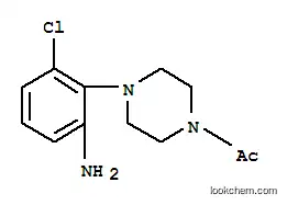 Molecular Structure of 893779-10-7 (2-(4-Acetyl-piperazin-1-yl)-3-chloroaniline)