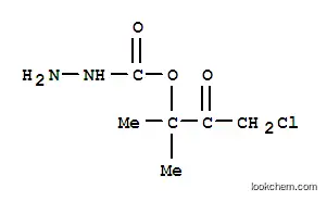 Molecular Structure of 89490-25-5 (Carbazic acid, ester with 1-chloro-3-hydroxy-3-methyl-2-butanone (7CI))