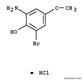 Molecular Structure of 89694-59-7 (2-AMINO-6-BROMO-4-METHOXYPHENOL HYDROCHLORIDE)