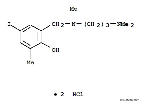 Molecular Structure of 89815-43-0 (N,N,N'-TRIMETHYL-N'-(2-HYDROXY-3-METHYL-5-IODO-BENZYL)-1,3-PROPANEDIAMINE DIHYDROCHLORIDE)