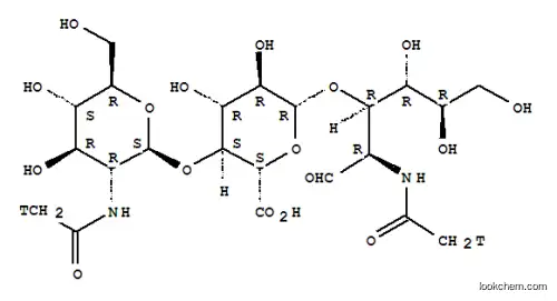 Molecular Structure of 89846-13-9 (N-acetylglucosaminylglucuronic acid-N-acetylglucosamine)