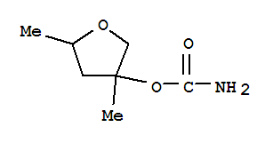 Carbamic acid,tetrahydro-3,5-dimethyl-3-furyl ester (7CI)
