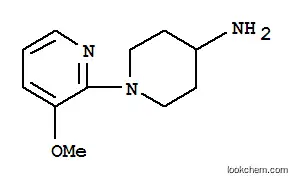 Molecular Structure of 902837-16-5 (1-(3-METHOXYPYRIDIN-2-YL)PIPERIDIN-4-AMINE)
