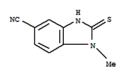 2-MERCAPTO-1-METHYL-5-BENZO[D]IMIDAZOLECARBONITRILE