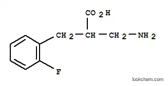 Molecular Structure of 910443-81-1 (2-AMINOMETHYL-3-(2-FLUORO-PHENYL)-PROPIONIC ACID)
