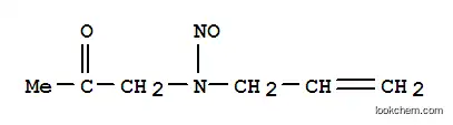 Molecular Structure of 91308-71-3 (N-(2-oxopropyl)-N-prop-2-enyl-nitrous amide)