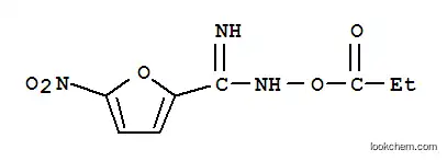 Molecular Structure of 92662-79-8 (5-NITRO-2-FURAMIDEO-PROPIONOXIME)