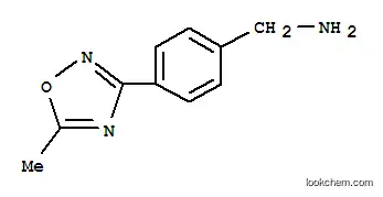 Molecular Structure of 932742-86-4 (4-(5-Methyl-1,2,4-oxadiazol-3-yl)benzylamine)
