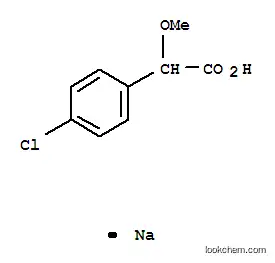 Molecular Structure of 93283-84-2 ((4-chlorophenyl)(methoxy)acetic acid)